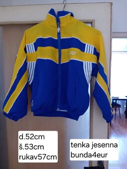 Predám detské tenké jesenné bundy od 5- 10 eur. - 6