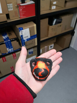 Keramická váza z lávového kameňa 70 roky Etna diz - 6