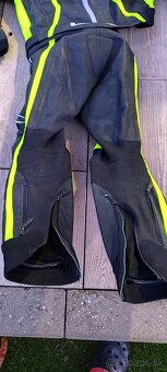 Kožená kombinéza LIME – veľkosť 56 (CE chrániče, pekný stav) - 6