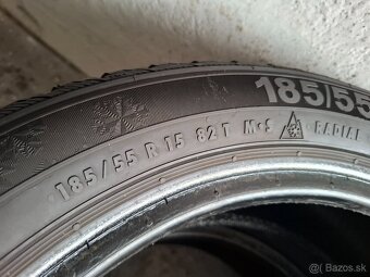 4x100 r15 zimné pneumatiky 185/65r15 Continental - 6