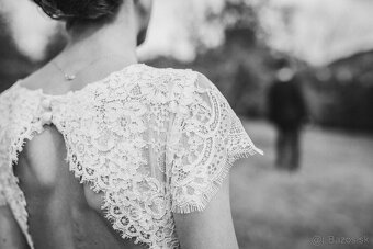 Svadobné vintage/boho/prírodné šaty od Dyona - 6