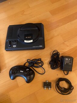 Sega Mega Drive herná konzola + 7hier + príslušenstvo - 6