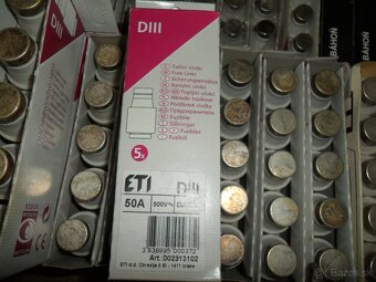 Patrónová tavná poistka 63A,50A,35A,25A - 6