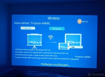 Wifi LED projektor so 4K podporou - 6