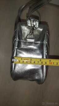Crossbody strieborná kabelka Grosso - 6