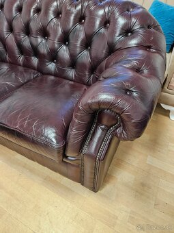 CHESTERFIELD ŠTÝL,KOŽENÁ 3+2+1 - 6