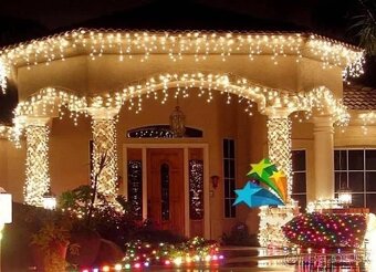 Vianočné osvetlenie-svetelná reťaz 25 m - 6