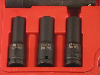 Sada nástrčných hlavíc pre račne a rázové uťahovače 32 ks - 6