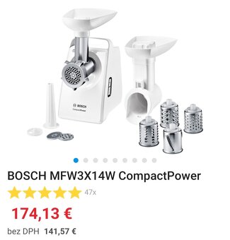 Mlynček na mäso BOSCH 2000W - 6