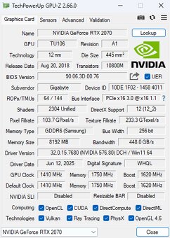 Gigabyte RTX 2070 (8GB GDDR6) - 6