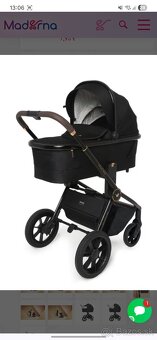 MUUVO Kočík kombinovaný Quick SE 2 Sunset black set 2v1 - 6