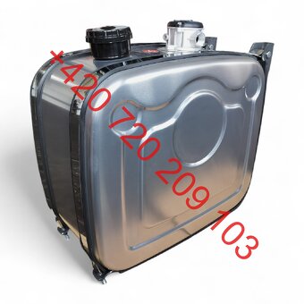 Olejová nádrž boční 60–230 l, hliník – víčko, filtr, držáky - 6