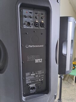 2x Aktívny reprobox Turbosound Milan M12 + príslušenstvo - 6