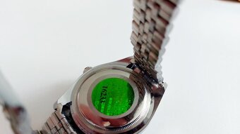 Rolex oyster perpetual date just strieborné - 6