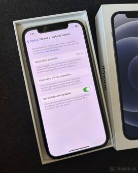 Iphone 12 64GB black - 100% batéria - 6