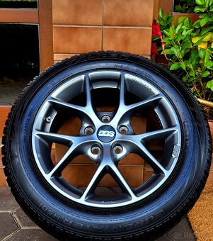 zimné alu R16 5x112, pneu FALKEN 195/60, Mini + BMW, TOP - 6