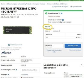 512GB Micron 2280(4.0 4x NVMe) - nove. - 6