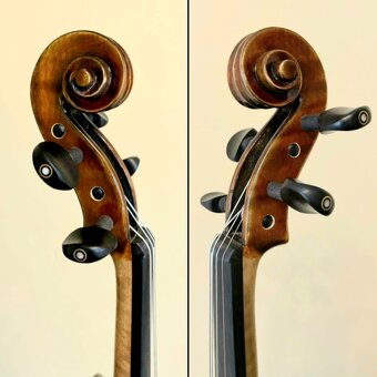 husle 4/4 model Stradivari ( olejovy lak) - 6