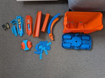 Hot Wheels Stunt Box Dráha Track Builder - 6