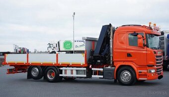 9240 - Scania G 410 - 6x2 - Valník + HR-HIAB 244 EP-5 – EURO - 6