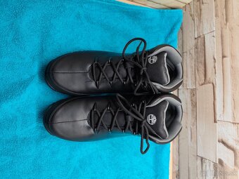 Timberland 46 - pánske kožené čierne topánky - 6