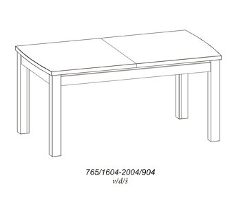 Rozkladací jedálenský stôl - 6