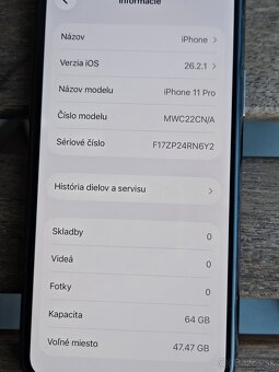 iPhone 11 Pro  64GB - 6