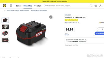 PARKSIDE PERFORMANCE®Smart nabíjačka akumulátora 20 V/12 A - 6