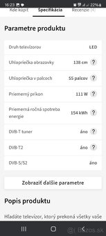 Predam pouzivany televizor Samsung UE55MU6272 - 6
