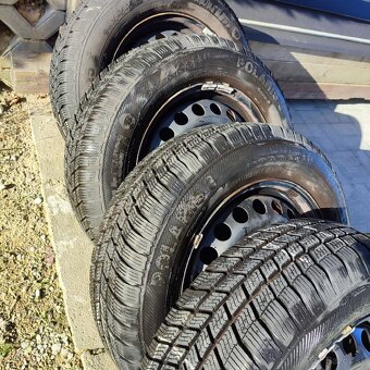 Zimné pneu 195/65r15 plechové 5x112r15 - 6