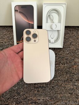 Predám iPhone 16 Pro 256 GB púštny titán Desert Titanium - 6