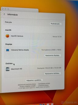 Apple Macbook Pro 13" 2017,i5,8GB,128GB - nova Bateria - 6