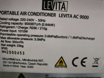 Mobilna klimatizavia 3v1 9000BTU/h - 6