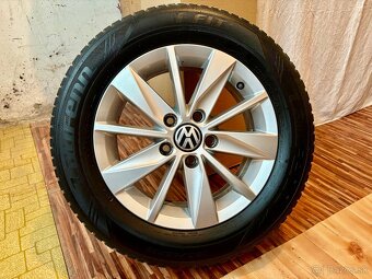 VW GOLF LYON 5X112 R15 6J ET43 + zimne pneu - 6