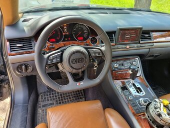 ŠPORTOVY ZKOSENY AUDI VOLANT + PADLA + AIRBAG s logom S - 6