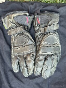 🏍️ Kožená motorkárska bunda SnapShot + rukavice Hein Gerick - 6