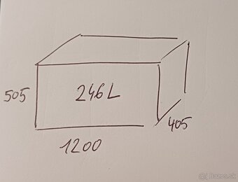 Stojan so skrinkou na akvarium + akvarium 246L s vybavenim - 6