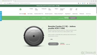 Predám vysávací a mopovací robot "iRobot Roomba Combo" - 6