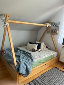 Masívna Teepee posteľ - 6