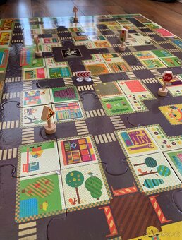 DJECO puzzle - Mesto (skladacia dráha - cesta) - 6