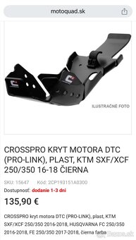 Kryt motora - KTM, Husqvarna - 6