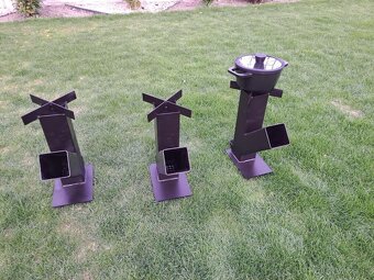 záhradný gril, rocket stove, raketova pec - 6