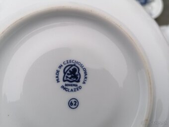 Predám porcelánová sada Modrá ruža - 6