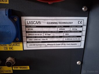 Čistiaci laser LASCAM SPYRE 300W - 6