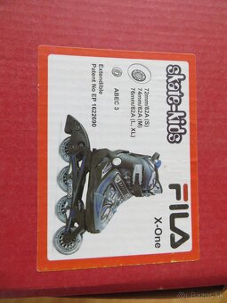 Predám detské korčule zn. FILA X ONE - 6