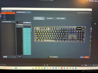 Predám hernú klávesnicu steelseries APEX 5 - 6