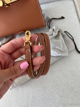Hermes kelly mini kabelka hnedá - 6