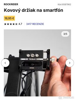 Kovový držiak na telefón na bicykel - Decathlon Rockrider - 6