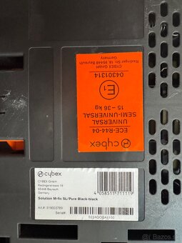 Predam pouzity autosedacku cybex solution m-fix sl - 6