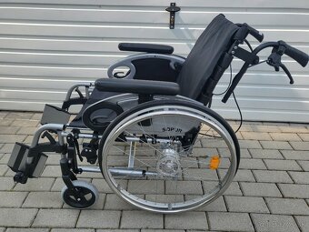 aktivny invalidny vozík Sopur 49cm pridávne brzdy pre asiste - 6